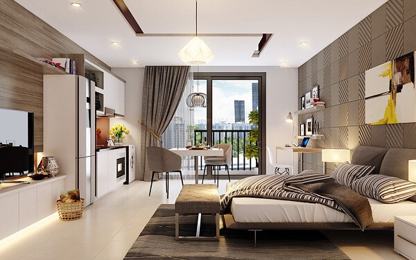 Các căn hộ SOHO tại tòa C2 – D’.Capitale có thiết kế thông minh, diện tích linh hoạt từ 38-60m2
