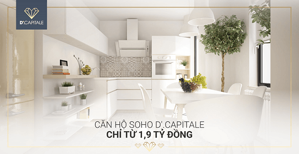 Chủ nhân các căn hộ SOHO – D’.Capitale còn được nhân đôi ưu đãi với chính sách vay lên đến 65% giá trị căn hộ đến ngày 31/12/2019.
