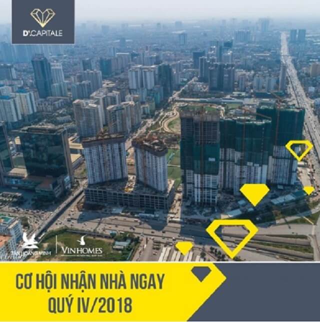Đã có 4 trên 6 tòa căn hộ D'.Capitale chính thức cất nóc